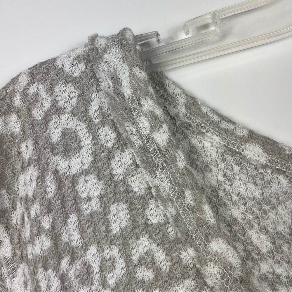 3 for $30 Altar’d State Cheetah Print Waffle Top - Picture 6 of 11